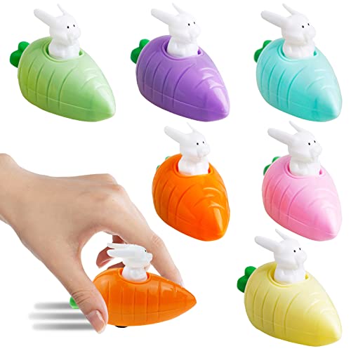 6 Stück Aufziehbare Hasen mit Karotte, Ostergeschenke, Hasen Uhrwerk Spielzeugauto, Zurückziehbares Auto Spielzeug, Aufziehspielzeug Ziehen Autos, Party Eierkorb Geschenk für Kinder Jungen Mädchen 6 Stück Aufziehbare Hasen mit Karotte, Ostergeschenke, Hasen Uhrwerk Spielzeugauto, Zurückziehbares Auto Spielzeug, Aufziehspielzeug Ziehen Autos, Party Eierkorb Geschenk für Kinder Jungen Mädchen von Mecctuck