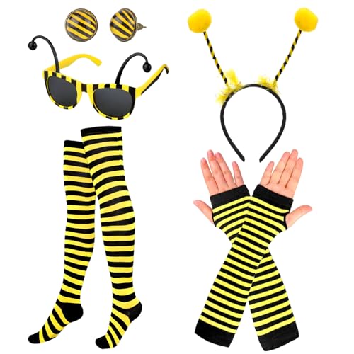 8 Stück Bienen Kostüm, Bienenkostüm Erwachsene, Kinderkostüm, Bienenkostüm Kinder, Bienen Kostüm Damen, Kostüm Kinder, Kostüm für Kinder, Bienen Kostüm Karneval Cosplay Kostüm für Kinder Mädchen Damen 8 Stück Bienen Kostüm, Bienenkostüm Erwachsene, Kinderkostüm, Bienenkostüm Kinder, Bienen Kostüm Damen, Kostüm Kinder, Kostüm für Kinder, Bienen Kostüm Karneval Cosplay Kostüm für Kinder Mädchen Damen von Mecctuck