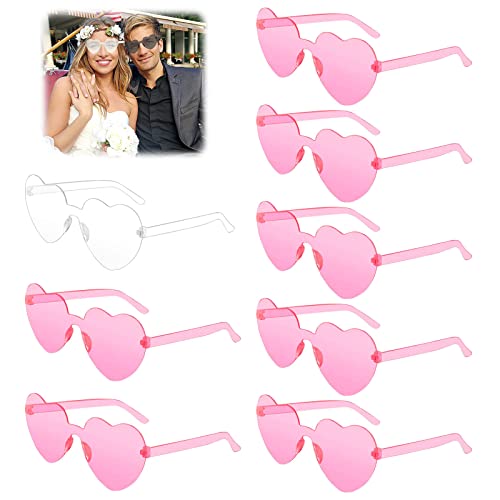Herz Sonnenbrille, 8 Stück Herzbrille, Partybrillen, Lustige Brille für Hochzeiten, Valentinstag, Maskerade - Foto Requisiten Herz Sonnenbrille, 8 Stück Herzbrille, Partybrillen, Lustige Brille für Hochzeiten, Valentinstag, Maskerade - Foto Requisiten von Mecctuck
