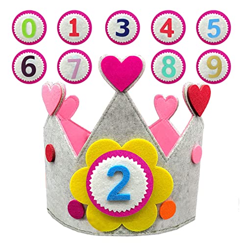 Geburtstagskrone, Geburtstagskrone Mädchen, Krone Geburtstag, Geburtstagskrone Junge, Geburtstagskrone Kinder, Partyhut Kinder mit Zahlen, Happy Birthday Girlande Filz Stoff Krone, 0-9 Geburtstag Deko Geburtstagskrone, Geburtstagskrone Mädchen, Krone Geburtstag, Geburtstagskrone Junge, Geburtstagskrone Kinder, Partyhut Kinder mit Zahlen, Happy Birthday Girlande Filz Stoff Krone, 0-9 Geburtstag Deko von Mecctuck