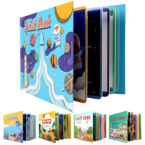Montessori Quiet Book, Interactive Busy Book Montessori Spielzeug, Ruhiges Buch Montessori for Toddlers, Puzzle Buch Educational Toy Book, Vorschule Rätselbuch Spielzeugbuch für Kinder ab 2 Jahr (D) Montessori Quiet Book, Interactive Busy Book Montessori Spielzeug, Ruhiges Buch Montessori for Toddlers, Puzzle Buch Educational Toy Book, Vorschule Rätselbuch Spielzeugbuch für Kinder ab 2 Jahr (D) von Mecctuck