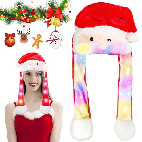 Weihnachtsmütze, Mütze mit Ohren, Weihnachtsmann Mützen, Nikolausmütze Plüsch, Mütze mit LED Lustiger Hut Kappe mit Beweglichen Ohren Kopfbedeckung,Wackelohr Mütze für Weihnachts Party Geburtstage (C) Weihnachtsmütze, Mütze mit Ohren, Weihnachtsmann Mützen, Nikolausmütze Plüsch, Mütze mit LED Lustiger Hut Kappe mit Beweglichen Ohren Kopfbedeckung,Wackelohr Mütze für Weihnachts Party Geburtstage (C) von Mecctuck