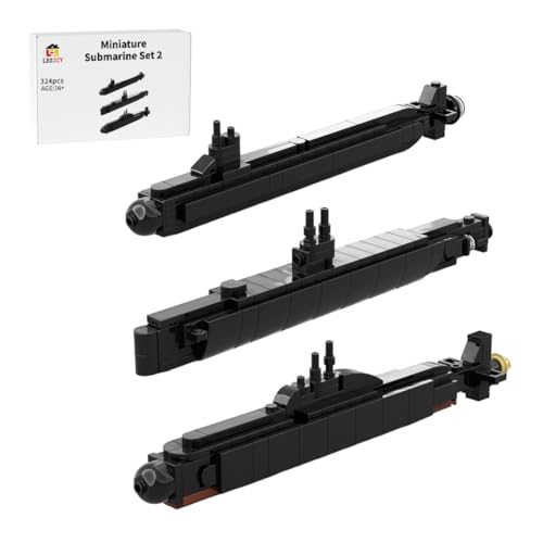 MechEdu 1/500 Maßstab Miniatur-U-Boot-Set 2 Bausteine-Set, Bausatz aus 324 Klemmbausteinen, DIY-Modell für Jugendliche Und Erwachsene MechEdu 1/500 Maßstab Miniatur-U-Boot-Set 2 Bausteine-Set, Bausatz aus 324 Klemmbausteinen, DIY-Modell für Jugendliche Und Erwachsene von MechEdu