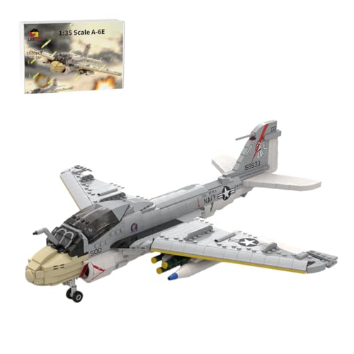 MechEdu 1570PCS MOC-130722 1/35 A-6E Intruder Bausatz, jedes Teil gewährleistet einen festen, stabilen Aufbau, EIN Geschenk für Jugendliche und Erwachsene MechEdu 1570PCS MOC-130722 1/35 A-6E Intruder Bausatz, jedes Teil gewährleistet einen festen, stabilen Aufbau, EIN Geschenk für Jugendliche und Erwachsene von MechEdu