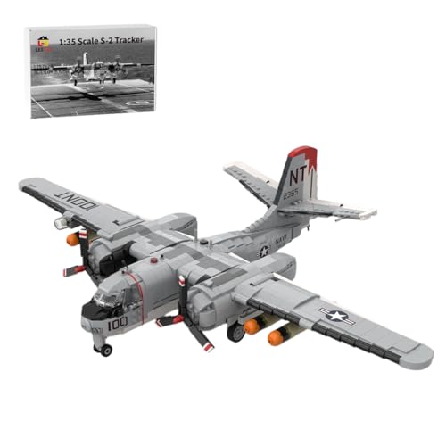 MechEdu 1757PCS MOC-143540 1/35 S-2 Tracker Bausatz, Jedes Teil Gewährleistet Einen Festen, Stabilen Aufbau, EIN Geschenk für Jugendliche Und Erwachsene MechEdu 1757PCS MOC-143540 1/35 S-2 Tracker Bausatz, Jedes Teil Gewährleistet Einen Festen, Stabilen Aufbau, EIN Geschenk für Jugendliche Und Erwachsene von MechEdu