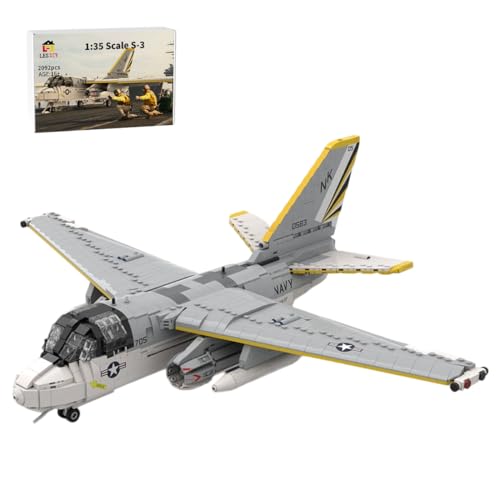 MechEdu 2092PCS MOC-150877 1:35 S-3 Viking Bausatz, Jedes Teil Gewährleistet Einen Festen, Stabilen Aufbau, EIN Geschenk für Jugendliche Und Erwachsene MechEdu 2092PCS MOC-150877 1:35 S-3 Viking Bausatz, Jedes Teil Gewährleistet Einen Festen, Stabilen Aufbau, EIN Geschenk für Jugendliche Und Erwachsene von MechEdu