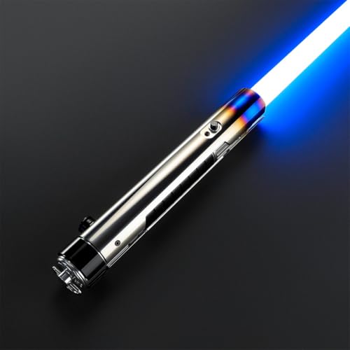 MechEdu Griff Länge 25,1 cm Lichtschwert-Set mit Abnehmbarer Klinge, Griff-Cosplay-Requisite, Bietet Eine Vielzahl von Farboptionen, EIN Geschenk für Erwachsene (Xenopixel-Version) von MechEdu