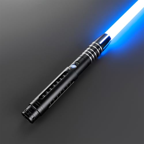 MechEdu Griff Länge 27,5 cm Säbel Set mit Abnehmbarer Klinge, Griff Cosplay-Requisite, mit Realistischen Sound- Und Blitzeffekten, EIN Geschenk für Teenager (Xenorgb-Version) von MechEdu