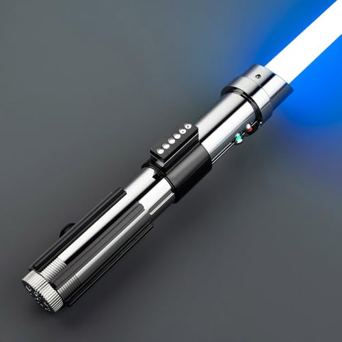 MechEdu Klingenlänge 25 cm, Säbel mit Abnehmbarer Klinge Griff, Cosplay-Requisite, mit Realistischen Sound- Und Blitzeffekten, EIN Geschenk für Jugendliche Und Erwachsene (Xenorgb-Version) von MechEdu