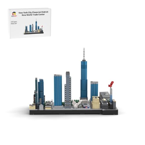 MechEdu MOC-221106 Finanzviertel von New York City,1871PCS Bausatz für Das Neue World Trade Center, Architekturmodelle Als Geschenk für Sammler Und Stadtplaner MechEdu MOC-221106 Finanzviertel von New York City,1871PCS Bausatz für Das Neue World Trade Center, Architekturmodelle Als Geschenk für Sammler Und Stadtplaner von MechEdu