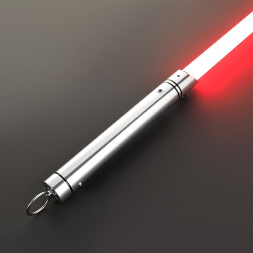 MechEdu Metallgriff Länge 29 cm Säbel-Set mit Abnehmbarer Klinge Griff, Cosplay-Requisite, mit Realistischen Sound- Und Blitzeffekten, EIN Geschenk für Jugendliche Und Erwachsene (Xenorgb-Version) von MechEdu