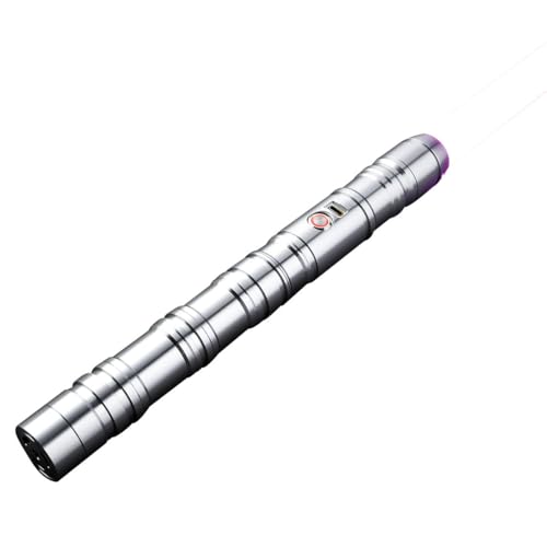 MechEdu Outlander Entry-Level Saber Set of Removable Blade Hilt Cosplay Prop (Xenorgb Version/Silver) von MechEdu