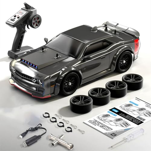 MechEdu SG216 Drift Auto Ferngesteuert, 1/16 4WD 70KM/h Mini Rc Drift Car, Mit Hochrealistischem Strukturdesign Und Vakuum-Gummi-Rennreifen (eine Batterie/bürstenlose Version) von MechEdu