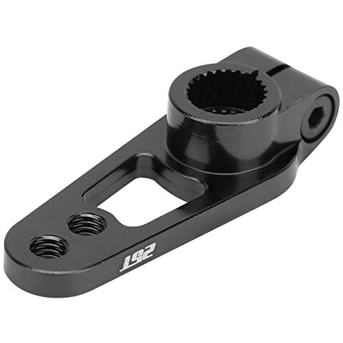 MechKit 25T Lenkgetriebe Arm Servo Arm Zubehör Ersatzteil Stabile Leistung Upgrade für TRX4 1/8 1/10 RC Auto Modell (Schwarz) von MechKit