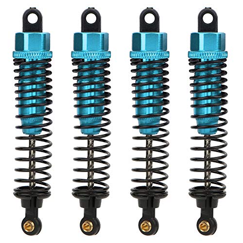 MechKit Aluminiumlegierung CNC Hydraulikschockdämpfer Hochwertiges haltbares reibungsloses Ausdruckerer Leistung HSP 1/10 RC-Autozubehör (Blau) von MechKit