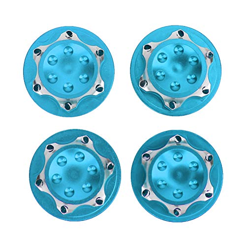 MechKit Aluminiumlegierung staubdestellter Nuss -Nussrad -Zubehör RC Car 1/8 Modell (Blau) von MechKit