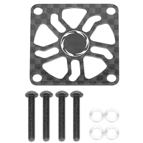 MechKit Carbon Faserkühlungslüfterabdeckung für RC Motor Elektrische Lüfterschutzabdeckung (30 mm) von MechKit