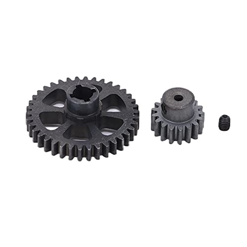 MechKit Metallreduzierungsmotor Getriebe Ersatzteile Wltoys A949 A959 K929 1/18 RC -Autogetriebe Schwarz Schwarz von MechKit