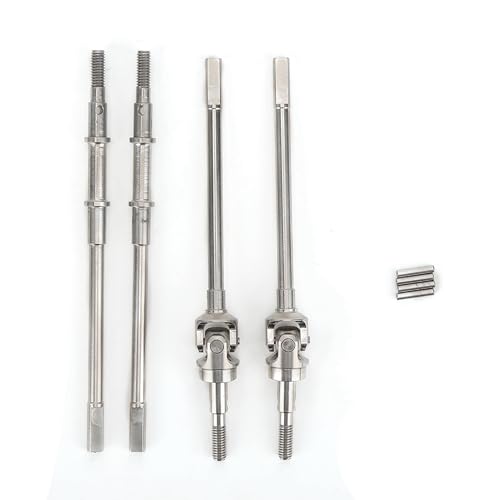 MechKit RC-Antriebswelle hochwertiger Edelstahl Langlebige Leistung für axiales SCX10 II 90046 90047 RC-Automodell von MechKit
