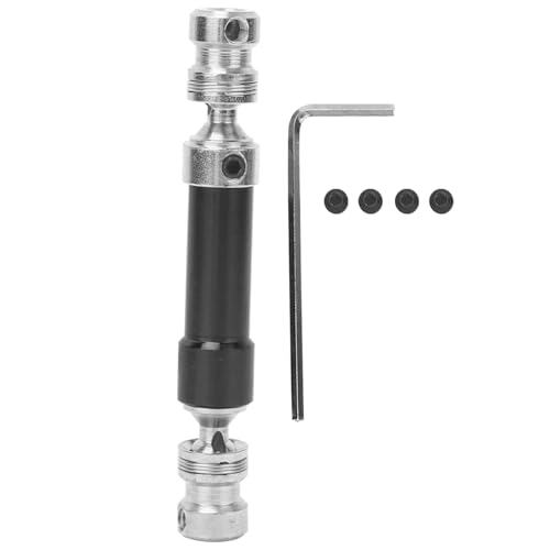 Metall CVD Heckantriebswelle Ersatzteile für WLTOYS 12428 12423 1/12 RC -Auto -Verbesserung der Steuerung und Haltbarkeit Silber Blue Blue Rot (Schwarz) von MechKit