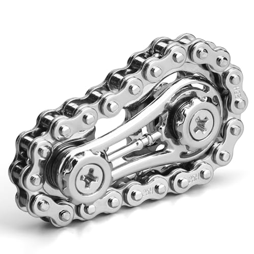 Coole Zahnräder Fidget Kette, Montage Fidget Spinner Ring Spielzeug für Kinder Erwachsene, Metall Fidgeting Fahrrad Kettenräder Würfel, EDC Neuheit Stress Relief Hand Spinner Kinetisches Geschenk Coole Zahnräder Fidget Kette, Montage Fidget Spinner Ring Spielzeug für Kinder Erwachsene, Metall Fidgeting Fahrrad Kettenräder Würfel, EDC Neuheit Stress Relief Hand Spinner Kinetisches Geschenk von Mechaniker