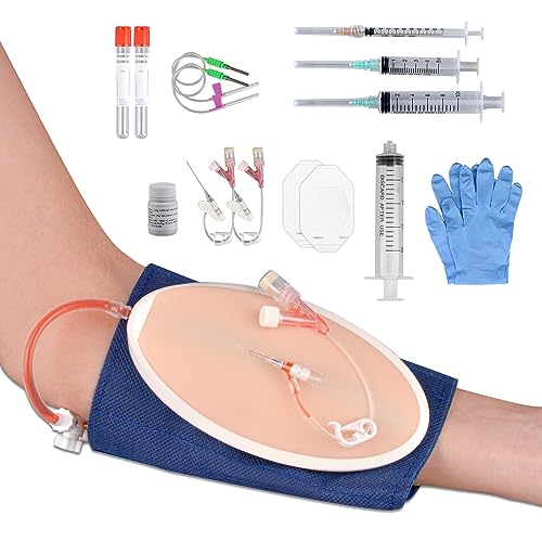 MedEduQuest IV-Insertions-Übungsset für Krankenpflegeschüler, IV-Startset für Krankenschwestern, Venenpunktionsset für das Injektionstraining MedEduQuest IV-Insertions-Übungsset für Krankenpflegeschüler, IV-Startset für Krankenschwestern, Venenpunktionsset für das Injektionstraining von MedEduQuest