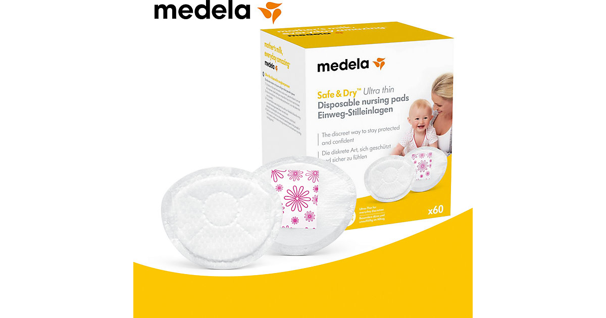 Einweg Stilleinlagen Ultra Thin, 60 Stk. weiß Modell 2 Einweg Stilleinlagen Ultra Thin, 60 Stk. weiß Modell 2 von Medela