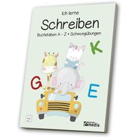 Schreib- und Rechenheft: Schwungübungen & Buchstaben A-Z von Media Verlagsgesellschaft