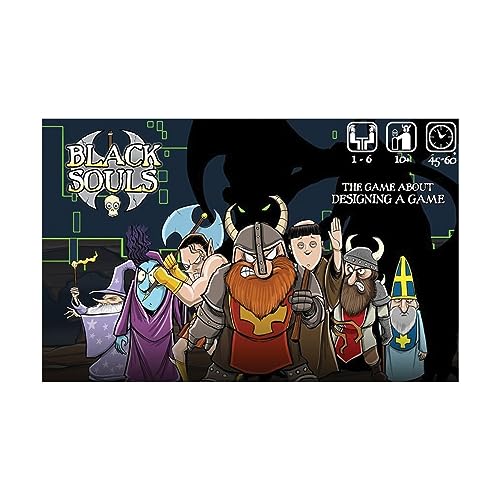 Flat River Group MVL007 Black Souls (Boxed Brettspiel), Mehrfarbig von Flat River Group