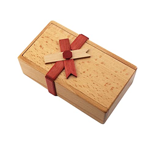 Zauberpuzzle-Box aus Holz mit versteckten Fächern für Erwachsene, Kinder, Denkaufgabe, Intelligenz-Herausforderung, geheime Überraschung, Geburtstagsgeschenk für Freundin, Puzzle-Boxen verstecken Geld Zauberpuzzle-Box aus Holz mit versteckten Fächern für Erwachsene, Kinder, Denkaufgabe, Intelligenz-Herausforderung, geheime Überraschung, Geburtstagsgeschenk für Freundin, Puzzle-Boxen verstecken Geld von Medifier