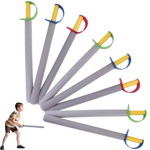 Mednkoku 8pcs Foam Sword, 20,9 x 1,8 Zoll Eva Foam Toy Sword Weit Waffen, tun Sie vor, Schaumschwerts für Kinder für Geburtstagsfeieraktivitäten und Kindergartenzustand, Spielzeugschwert Mednkoku 8pcs Foam Sword, 20,9 x 1,8 Zoll Eva Foam Toy Sword Weit Waffen, tun Sie vor, Schaumschwerts für Kinder für Geburtstagsfeieraktivitäten und Kindergartenzustand, Spielzeugschwert von Mednkoku