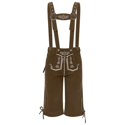 Mednkoku Bayerisches Kostüm, Oktoberfest Kostüm, Männer Bayer mit exquisiten Stickereien männliches Bierfestival -Outfit, Adult Halloween Kostüme, m von Mednkoku
