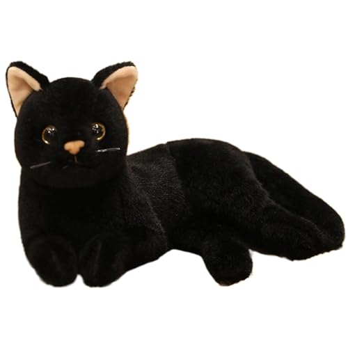 Mednkoku Cat Plush 12in Simulation Katzengefüllte Tiere süß realistisch mit langem Schwanzschwarzdekor für Sofa, Bett, Couch, realistisch Mednkoku Cat Plush 12in Simulation Katzengefüllte Tiere süß realistisch mit langem Schwanzschwarzdekor für Sofa, Bett, Couch, realistisch von Mednkoku