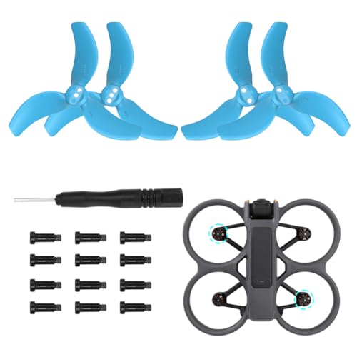 Propeller für Avata 2 Propeller,Drohne Avatar Propeller mit 12 Schrauben & Schraubendreher,Zubehör für Drohnenersatz,3032S DJI Avatar 2 Propeller Blätter Geräuscharm,Zubehör für Drohnenersatz 8Pcs Propeller für Avata 2 Propeller,Drohne Avatar Propeller mit 12 Schrauben & Schraubendreher,Zubehör für Drohnenersatz,3032S DJI Avatar 2 Propeller Blätter Geräuscharm,Zubehör für Drohnenersatz 8Pcs von Meenewching