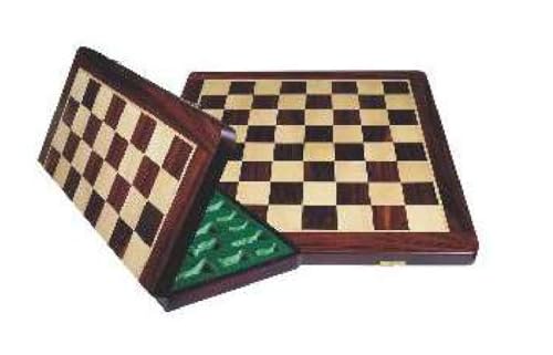 Kalindri Sports Holz Faltbare Chess Magnetic Handcrafted and Travel Friendly 12 Zoll von Meerut Sports