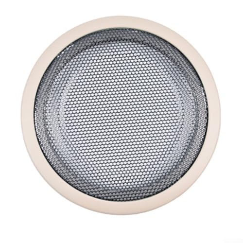 Autotür-Mitteltönerabdeckung für X1, X2, F48, F49, F39, F52, F45, F46, ABS-Material, entworfen, um Lautsprecher vor Staub zu schützen, ohne die Tonausgabe zu beeinträchtigen (hellbeige) von MeevrgR