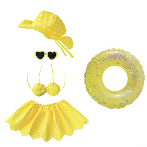 MeevrgR Buntes hawaiianisches Gans-Outfit für Gärten, lustige Rasendekoration mit Hut, Bikini und Sonnenbrille MeevrgR Buntes hawaiianisches Gans-Outfit für Gärten, lustige Rasendekoration mit Hut, Bikini und Sonnenbrille von MeevrgR