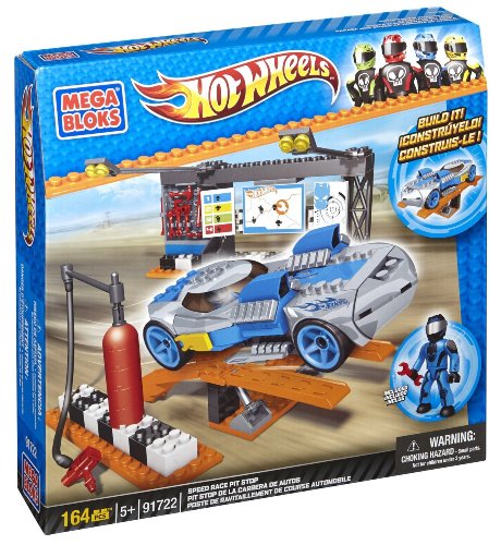 Mega Bloks 91722 - Hot Wheels Pit Stop Switch Out, Konstruktionsspielzeug von Mega Bloks