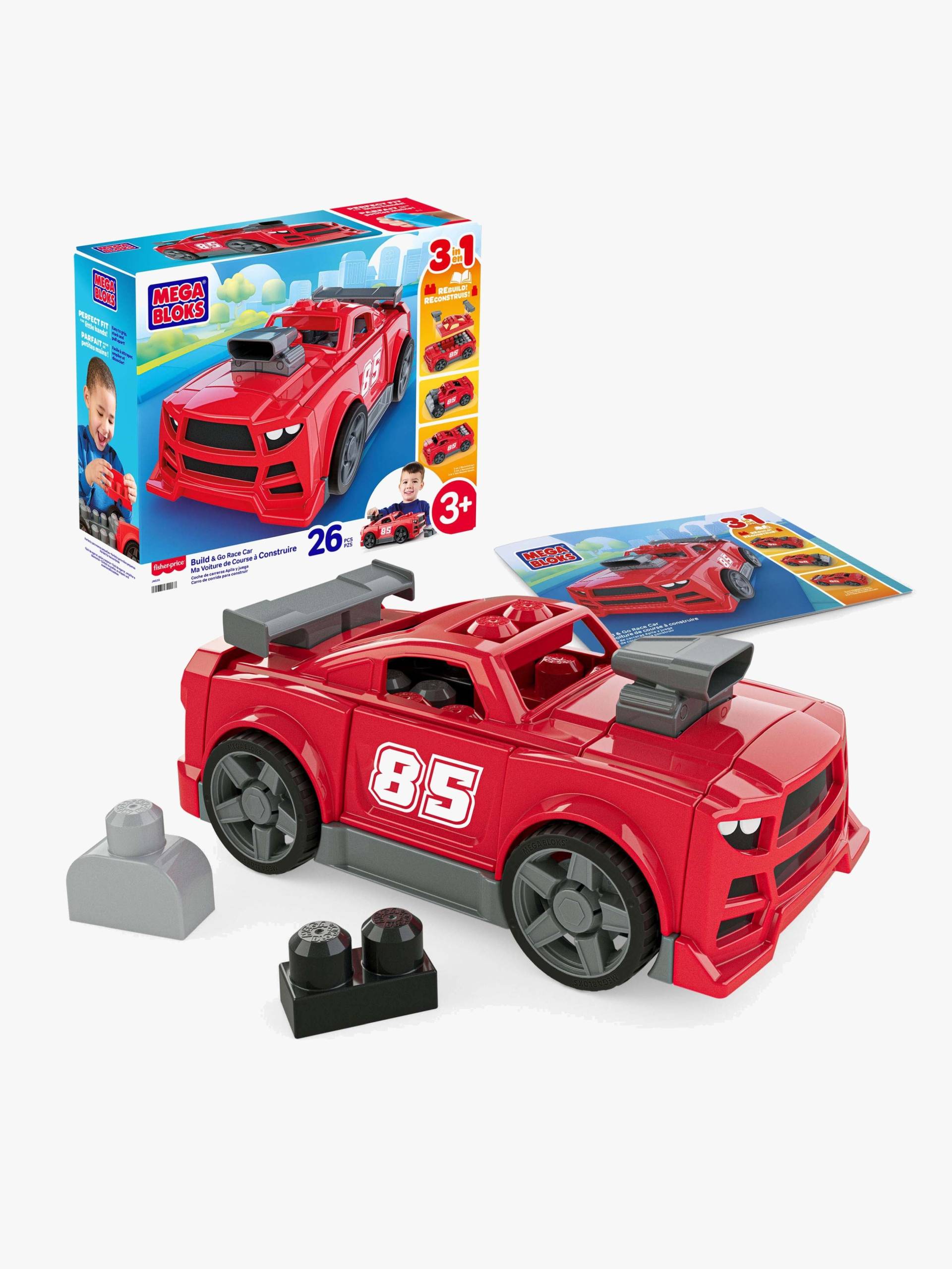 Mega Bloks Build &  Go Bausatz Rennwagen von Mega Bloks