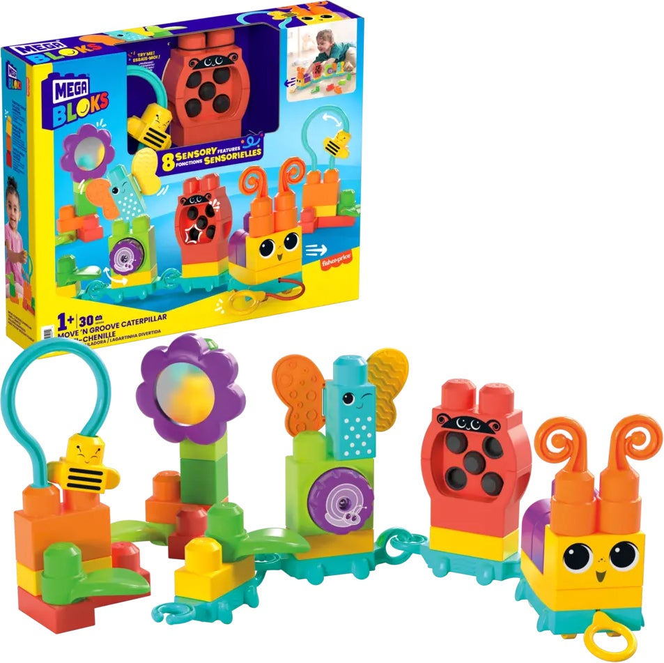 Mega Bloks Move 'n' Groove Schmetterlingszug Bausatz von Mega Bloks
