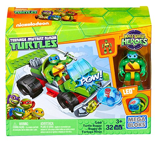 Mega Bloks – Mutant Ninja Turtles Jugendliche, Leo mit Auto (dmw43) von Mega Bloks