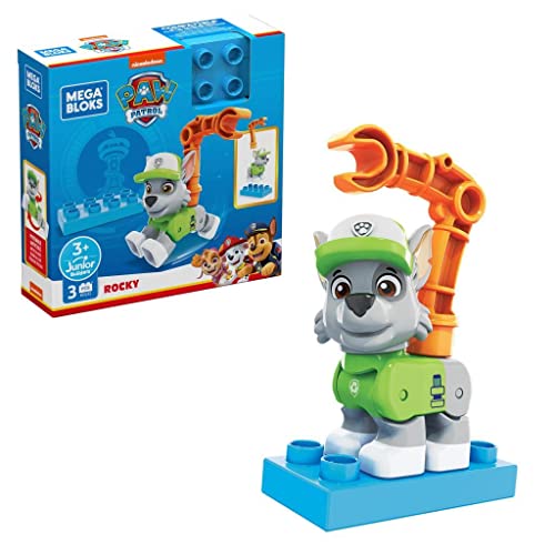 Mega Bloks Paw Patrol: Rocky - Bauklotz-Set mit 3 Teilen für Kinder ab 3 Jahren Mega Bloks Paw Patrol: Rocky - Bauklotz-Set mit 3 Teilen für Kinder ab 3 Jahren von Mega Bloks