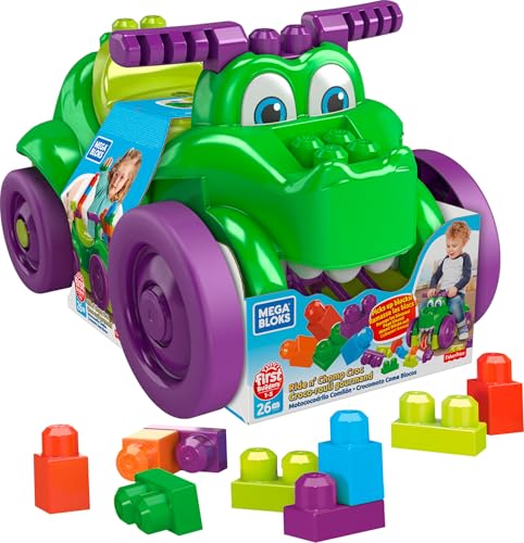 MEGA Bloks GFG22 - Spiel-Krokodil mit 25 Teilen, Spielzeug ab 1 Jahr MEGA Bloks GFG22 - Spiel-Krokodil mit 25 Teilen, Spielzeug ab 1 Jahr von Mega Brands