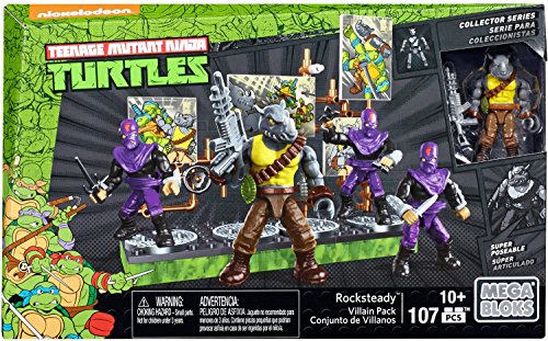 MEGA Bloks - Rocksteady und Seine Schurkenband, Ninja Turtles, Bausatz (Mattel DMW28) von Mega Brands