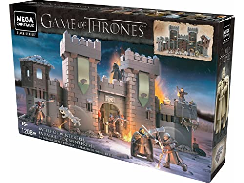 MEGA Construx GMN75 - Probuilder Game of Thrones Die Schlacht um Winterfell, enthält 6 originalgetreue Mikro-Actionfiguren mit 12 Bewegungspunkten, Spielzeug ab 16 Jahren MEGA Construx GMN75 - Probuilder Game of Thrones Die Schlacht um Winterfell, enthält 6 originalgetreue Mikro-Actionfiguren mit 12 Bewegungspunkten, Spielzeug ab 16 Jahren von Mega Brands
