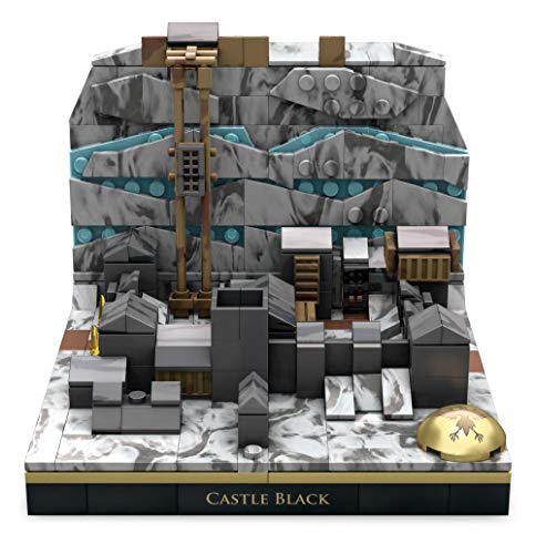 MEGA Construx GNW37 - Probuilder Game of Thrones Die Schwarze Festung, Bauset mit 307 Teilen aus der erfolgreichen HBO- Fernsehserie, Spielzeug für Kinder und Sammler ab 16 Jahren von Mega Brands