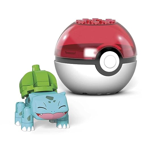 MEGA Construx GVK61 - Pokémon 25. Jubiläum Bisasam Bauset mit 16 Bausteinen, Spielzeug ab 6 Jahren MEGA Construx GVK61 - Pokémon 25. Jubiläum Bisasam Bauset mit 16 Bausteinen, Spielzeug ab 6 Jahren von Mega Brands