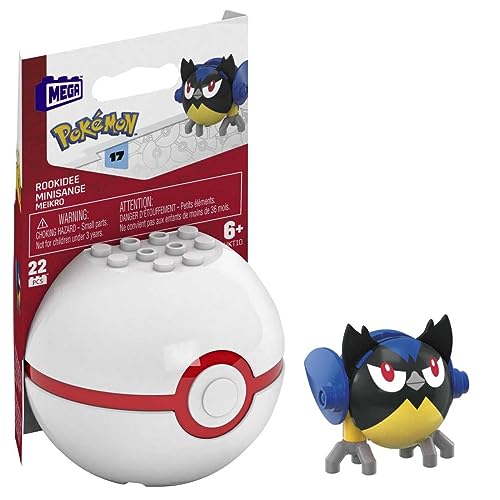Mega Construx Pokemon Poke Ball und Figur Minisange zum Bauen, Bausteine, 22-teilig, für Kinder ab 6 Jahren, HKT10 Mega Construx Pokemon Poke Ball und Figur Minisange zum Bauen, Bausteine, 22-teilig, für Kinder ab 6 Jahren, HKT10 von Mega Brands