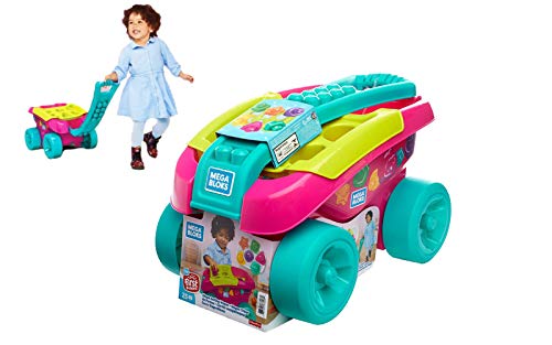 Mega Mattel Bloks FVJ48 Bausteinwagen, 25 Teile, Pink Mega Mattel Bloks FVJ48 Bausteinwagen, 25 Teile, Pink von Mega Brands