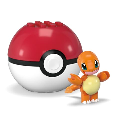 Mega Pokémon-Bauspielzeug, Pokémon, immergrüner Charmander-Ball, für Kinder ab 6 Jahren Mega Pokémon-Bauspielzeug, Pokémon, immergrüner Charmander-Ball, für Kinder ab 6 Jahren von Mega Brands
